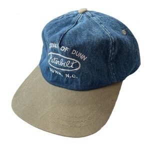 Vintage Cobra Caps Peterbilt Denim Baseball Cap Hat Truck Driver Old Stock